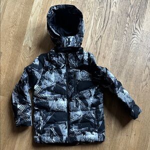 SPYDER IMPULSE SYNTHETIC DOWN JACKET BOYS FROZEN IN TIME PRINT 10 EXCELLENT